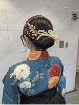 2席のみの美容室 アナイス(Anaiss) タイトヘアアレンジ・シニヨン・袴ヘア◎