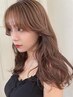 【秋色キャンペーン】カット+秋の艶ケアカラー+2stepトリートメント ￥9900