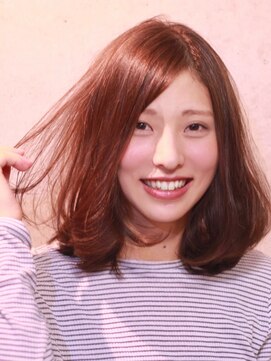 ヘアサロン シロップ(Hair Salon Syrup) 『ロブ』×『ピンクグレージュ』(light up)