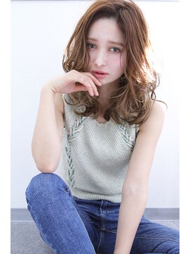 ブラン 梅田(Blanc) 【Blanc】グラデーションカラー×ラフカールミディアム