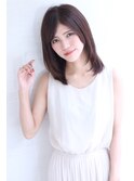 ひし形シルエットの似合わせカット