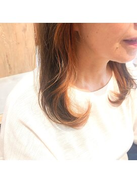 アルマヘアー(Alma hair by murasaki) インナーカラーをしのばせて♪