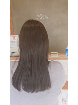 ヘアー アンド リラックス レーヴ 臼井店(Hair&Relax reve) やわらかカーキブラウン
