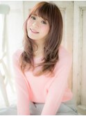 *mod's姪浜*…ショコラピンクくせ毛風小顔フレンチガーリーf