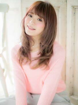 モッズ ヘア 福岡姪浜店(mod's hair) *mod's姪浜*…ショコラピンクくせ毛風小顔フレンチガーリーf