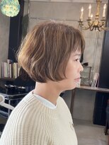 プライベートサロン キッテ(private salon kitte.)&nbsp;ハイライトで立体感のでるグラデーションボブ