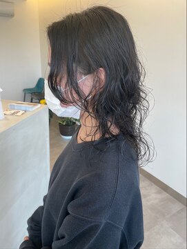 フェーディン(fa/din) ウルフレイヤー×デジタルパーマ