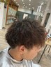 メンズ限定カット+パーマ 14000→9000