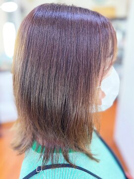 アークスヘアー 20代30代40代大人可愛い髪質改善カラー肩ラインミディアム