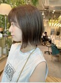 きりっぱなしボブ×美髪[髪質改善/縮毛矯正]