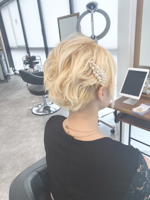 ヘアアレンジショート