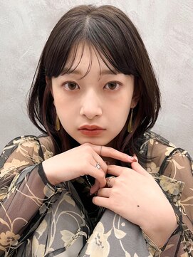 ロンドプロフィール 浦和(Lond profil) 中川　前髪カット顔まわり似合わせ外ハネくびれレイヤーミディ