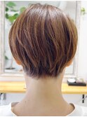 20代30代40代大人可愛いハイライトベージュショートボブ白髪染め
