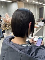 ピンク バイ アンジェリカ 瓢箪山店(PINQ by ANGELICA)&nbsp;切りっぱなしボブ