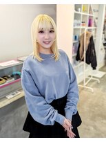 アンゼロ(UNZELO)&nbsp;ブリーチリタッチとポイントカット