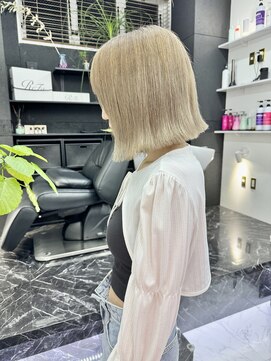 チュダック(ChuDuck) 韓国風《ミルクティー》ハイトーン/ケアブリーチ/ダブルカラー