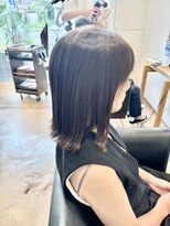 リシェールグリーン 越谷花田店(RICHAIR GREEN)&nbsp;デザインカラー/レイヤーカット/ウェットヘア/オリーブベージュ