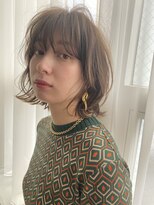 エクリ シセイドウ 麻布十番店(equri×SHISEIDO)&nbsp;ゆるふわショートレイヤースタイル