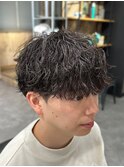 波巻きツイスパ/縦落ちパーマ/メンズヘア/名古屋/栄/眉毛