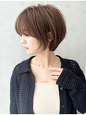 say.黒髪ボブルフネビージュ小顔ワンレンマロンブラウンオリーブ