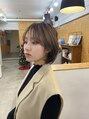 ハニー 町田(HONEY) 収まりにくい髪をまとめやすくするカットが得意です/韓国/ボブ