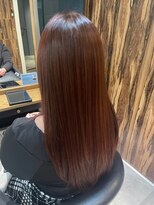 ヘアリゾート粋 トゥジュ 池袋東口店(tujuh)&nbsp;艶髪/透明感/ダメージレスカラー/ブラウン/ストレート