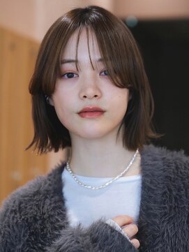 ガーデンヨコハマエスト(GARDEN YOKOHAMA est) イメチェン 外ハネボブ 美髪 ワイドバング ミディアム 前髪