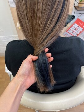アメイジングヘアー 中沢店(AMAZING HAIR) インナー×ネイビー