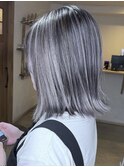 【オーダー多数】コントラストバレイヤージュ×ブリーチ2回