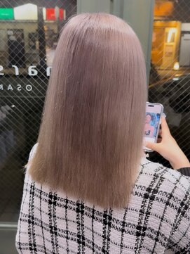 マーシュ(marshu) ブリーチありダブルカラー/ベージュ/髪質改善カラー/