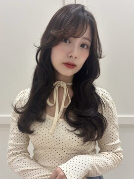ソア 並木坂(Soa) 韓国ヘア/前髪カット/レイヤーカット/ベージュ/ミディアム