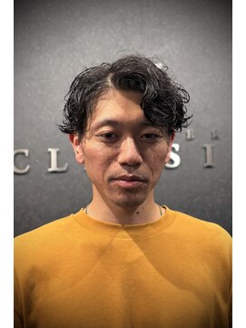 バーバークラシックス(BARBER CLASSICS) かきあげシャドウパーマ