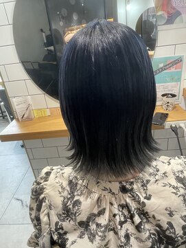 ミエル ヘア 新宿(miel hair) ハイトーンカラー寒色【新宿】