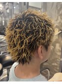 スパイキーショートザクザクショートボックスショート無造作