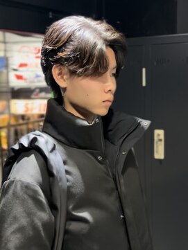 アウル 心斎橋(owl) センターパート/フェザーパーマ/フェザーショート/メンズパーマ