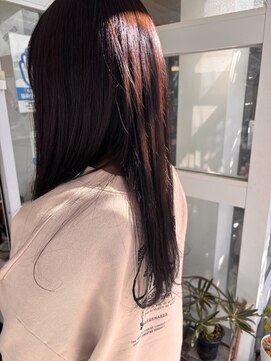 ジーナ フォー ヘアー(Gina for hair) ピンクブラウンヘア