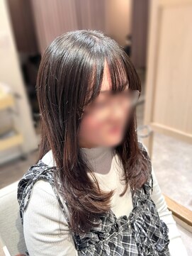 クルム(KURUMU) 顔周りレイヤー/ミディアムレイヤー