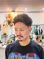 ミスターマウントロックバーバーショップ(MR.MT.ROCK BARBER SHOP)&nbsp;テーパーフェード　スパイキーショート