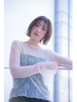 サロンドミルク 新百合ヶ丘店(salon de MiLK) 抜け感のあるボブでシンプルなおしゃれ◎