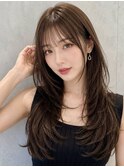 【uniii】髪質改善/髪質改善縮毛矯正/レイヤーカット