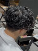 波巻きプードルパーマ
