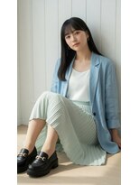 コートフィールエー(CO_T feel.a)&nbsp;透明感溢れるダークカラー×ツヤ髪ナチュラルロング