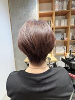 アルトル 池袋2nd(altru)&nbsp;◇大人40代50代60代ショートボブ丸みショート白髪ぼかし