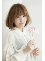 エアー 福岡(AIR)&nbsp;[air-FUKUOKA]　厚めバングフェミニンボブ