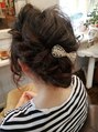 ヘアメイクアンドスパ エステ カエル(Hair make&SPA Kaeru)&nbsp;結婚式☆パーティーアップスタイル