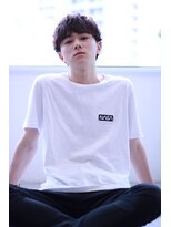 ソイクフ(SOY KUFU)&nbsp;【soy-kufu】MEN’SHAIRアッシュブラックマッシュパーマ