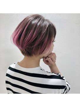 ノア ヘアデザイン 町田店(noa Hair Design) バレイヤージュ×ショートボブ