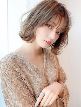 アグ ヘアー ケイト 山形大野目店(Agu hair kate) 《Agu hair》ふんわり外ハネボブ