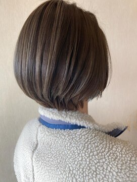 ユニヴァース 篠ノ井店(u ni verse) hig hlight×short bob