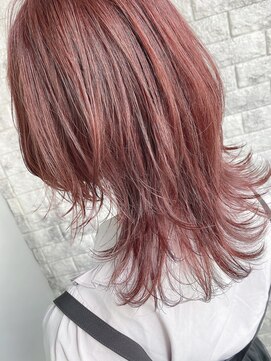 リアイス(Re:ICE) ミニウルフ/くすみブルー/流れるレイヤー/インナーハイライト